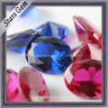 Halbedelsteine ​​Perlen 5 # Rubin und 34 # Saphir für Schmuck